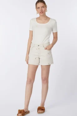 Vero Moda Short Te Mr Ecru Flowers