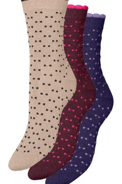 Vero Moda Sokken Cassy Glitter 3-Pack