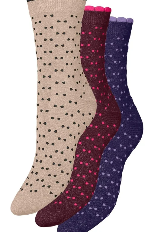 Vero Moda Sokken Cassy Glitter 3-Pack