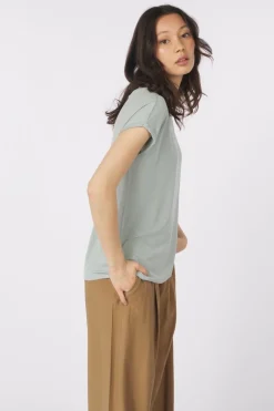 Vero Moda T-Shirt Lava Plain Lurex Strip