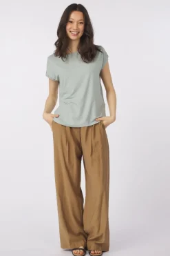 Vero Moda T-Shirt Lava Plain Lurex Strip