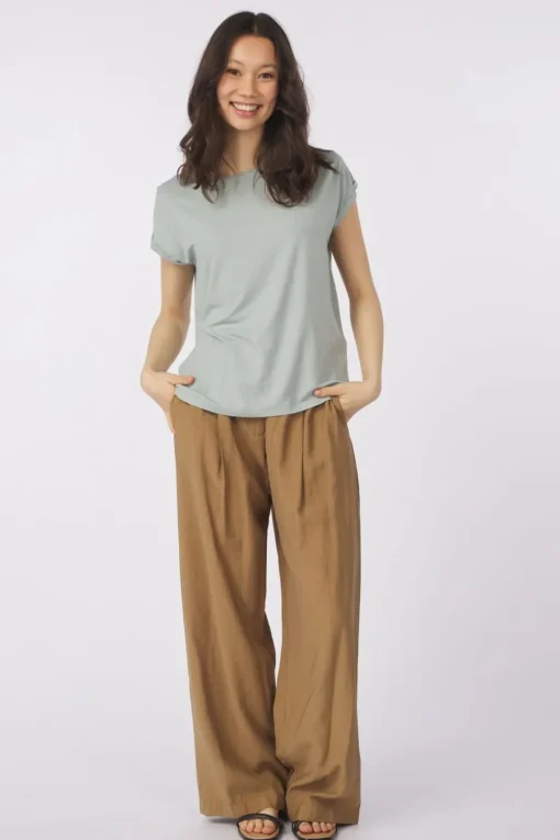 Vero Moda T-Shirt Lava Plain Lurex Strip