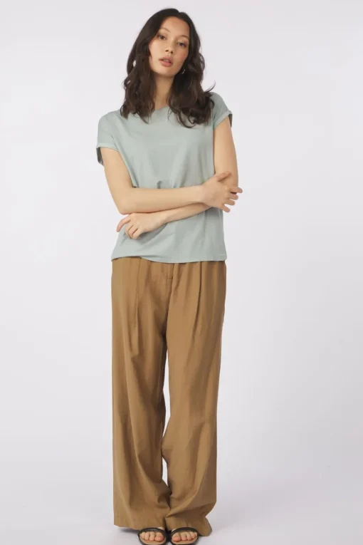 Vero Moda T-Shirt Lava Plain Lurex Strip