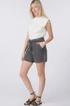 Vila Short Kiki Belt Denim