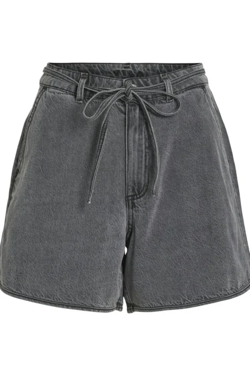 Vila Short Kiki Belt Denim
