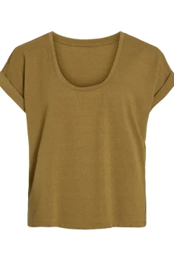 Vila T-Shirt Luxi U-Neck Rev /C33