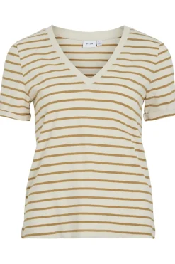 Vila T-Shirt Stribena