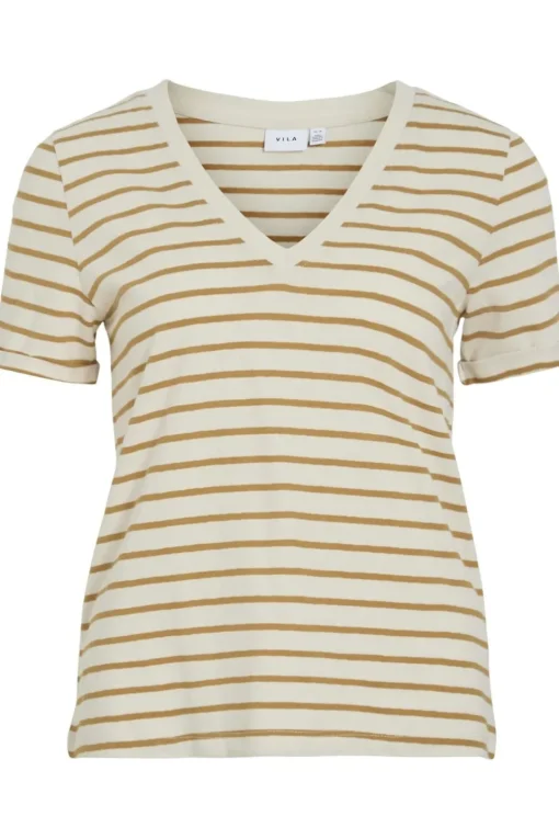 Vila T-Shirt Stribena