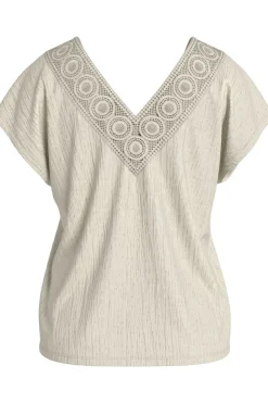 Vila T-Shirt Syma Lace Capeeve