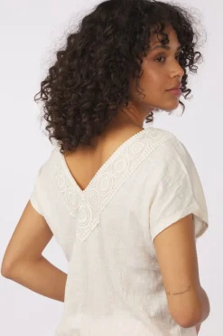 Vila T-Shirt Syma Lace Capeeve