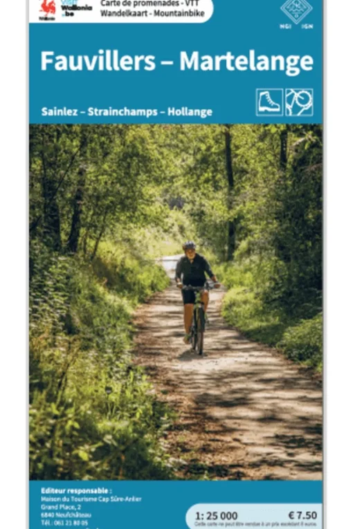 WARD VAN LOOCK Boek Fietsen Langs 25 Historische Dorpen In Wallonië 580 Km
