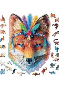 WOODEN CITY Speelgoed Puzzle Mystic Fox 250/40