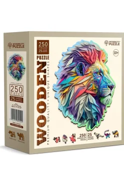 WOODEN CITY Speelgoed Puzzle Modern Lion 250/25