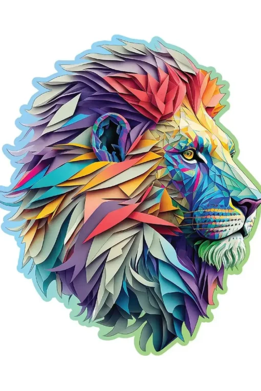 WOODEN CITY Speelgoed Puzzle Modern Lion 250/25