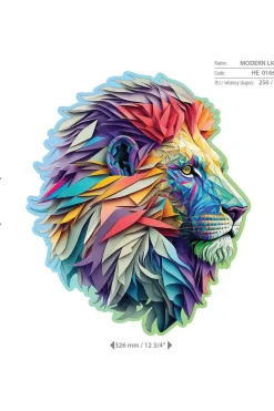 WOODEN CITY Speelgoed Puzzle Modern Lion 250/25