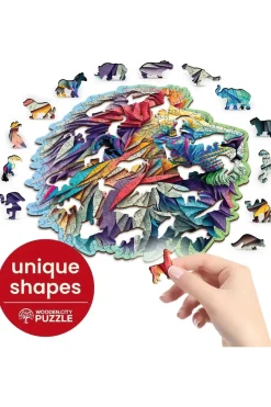 WOODEN CITY Speelgoed Puzzle Modern Lion 250/25
