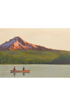 Woodhi Gadget Postcard Canoe