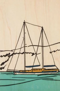 Woodhi Gadget Postcard Cruise