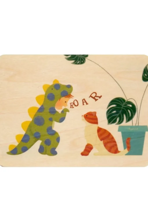 Woodhi Gadget Postcard Roar