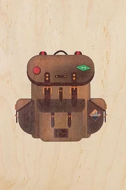 Woodhi Gadget Postcard Rucksack