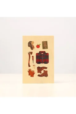Woodhi Gadget Postcard Trappeur