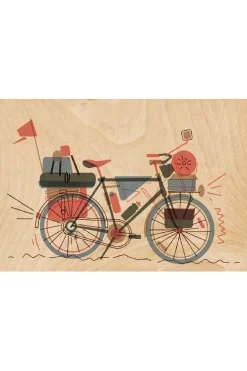 Woodhi Wenskaart Postcard Super Bike