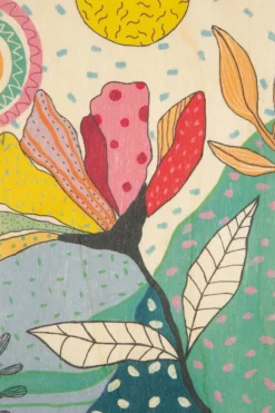 Woodhi Wenskaart Postcard Giant Flowers 1