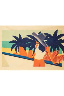 Woodhi Wenskaart Postcard Riviera Palmiers