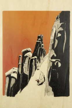 Woodhi Wenskaart Postcard Couloir
