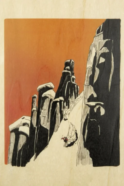 Woodhi Wenskaart Postcard Couloir