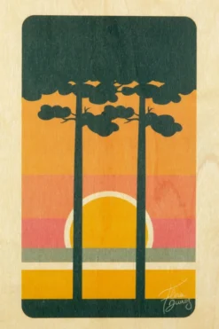 Woodhi Wenskaart Postcard Forest