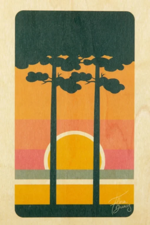 Woodhi Wenskaart Postcard Forest