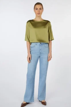 Yaya Blouse Oversized Satin