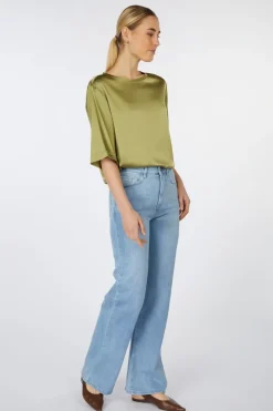 Yaya Blouse Oversized Satin