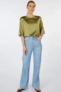 Yaya Blouse Oversized Satin