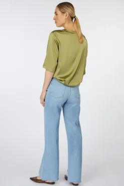 Yaya Blouse Oversized Satin
