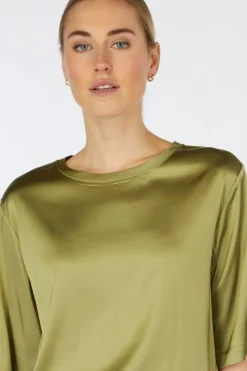 Yaya Blouse Oversized Satin