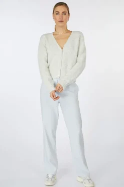Yaya Broek High Waist Straight Leg Pantalon With Belt Detail