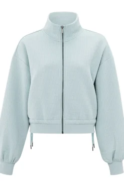 Yaya Cardigan Ribbed Jersey Cardigan With Cords