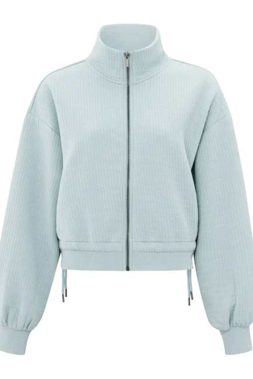 Yaya Cardigan Ribbed Jersey Cardigan With Cords
