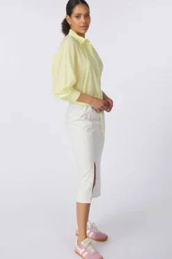 Yaya Hemd Batwing Blouse With Edges