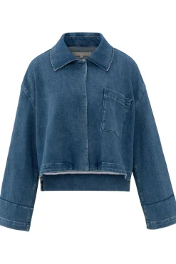 Yaya Jeansvest Denim Jacket W. Pocket