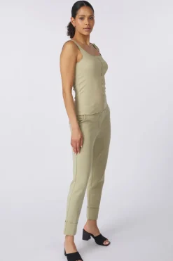 Yaya Top Singlet With Frilled Seams