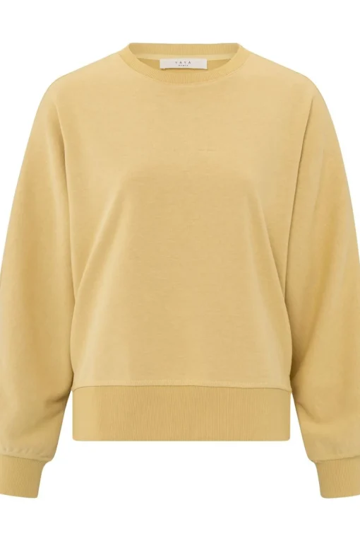 Yaya Trui Sweatshirt With Small Slit