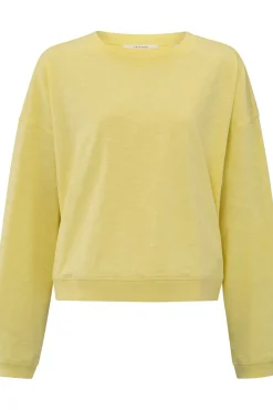 Yaya Trui Sweatshirt With Slub Effect