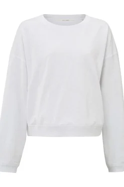 Yaya Trui Sweatshirt With Slub Effect
