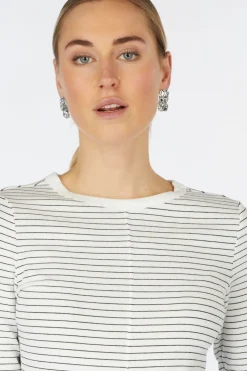 Yaya T-Shirt Striped Long Sleeve With Contrast Details